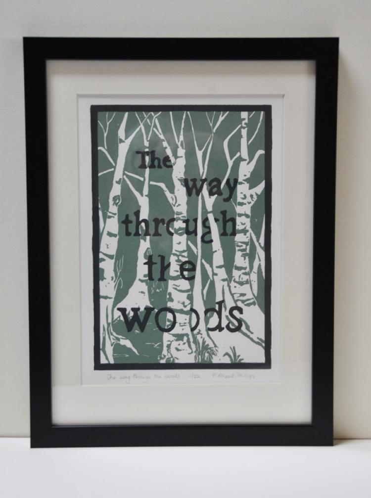 The Way Through the Woods - an original artwork by Pat Rhead-Phillips