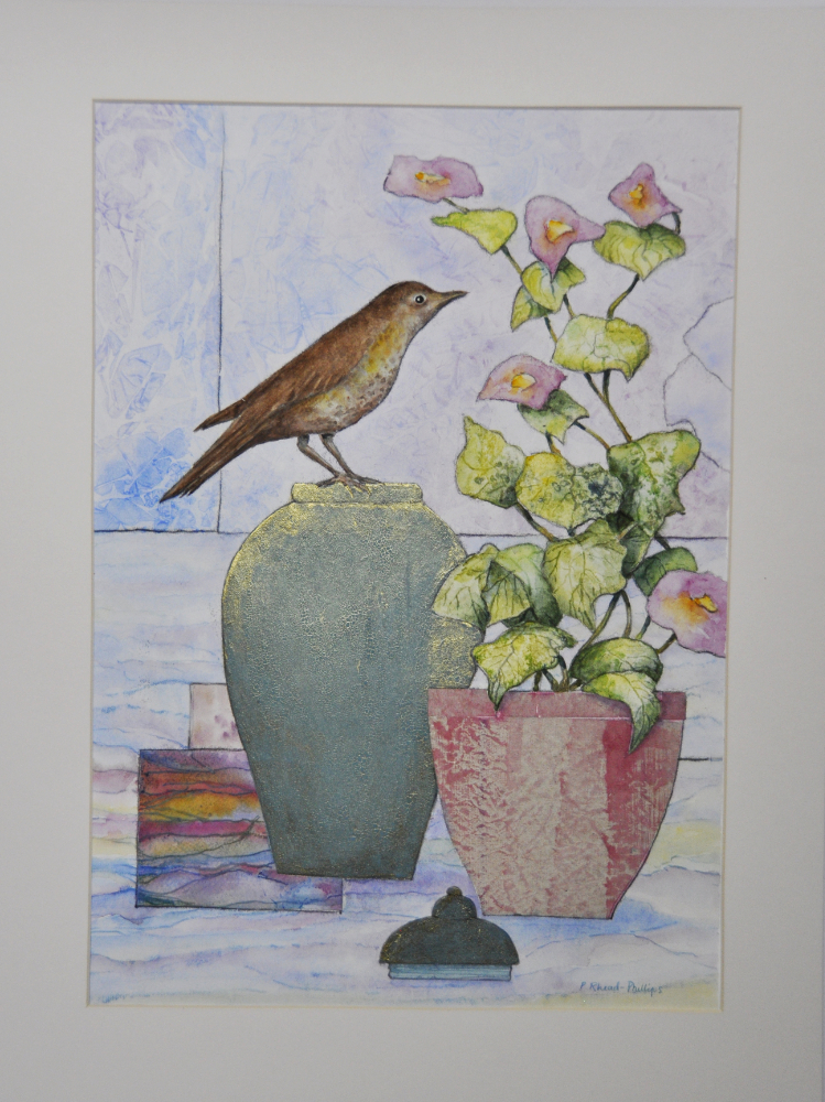 The Ginger Jar - original artwork by Pat Rhead-Phillips