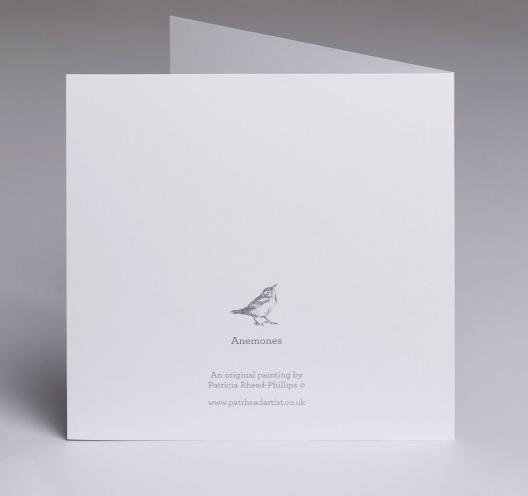 Anemones - an original fine art greetings cards by Pat Rhead-Phillips