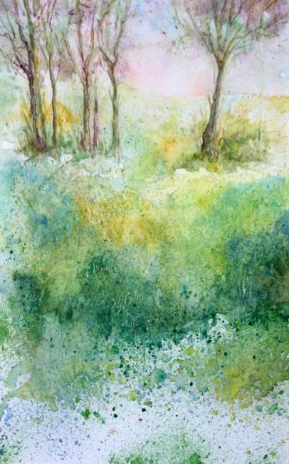 Spring Green - an original artwork by Pat Rhead-Phillips